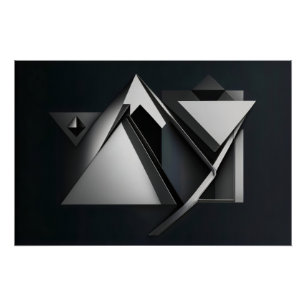 Polygons Precise Overlays Poster