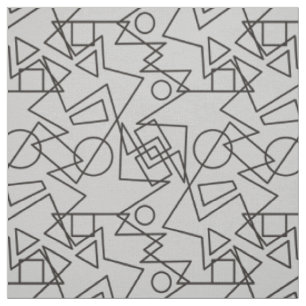 Polygons Rings Triangles Rectangles Squares MIX Fabric