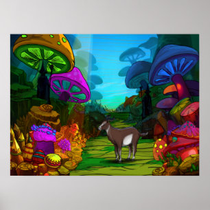 Polymorph Psychedelic Forest Poster