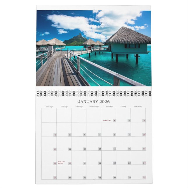 Polynesia 2014 calendar (Jan 2026)