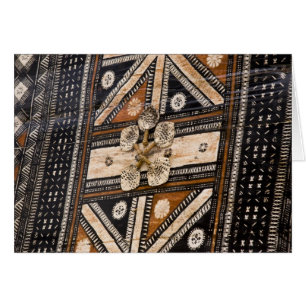 Polynesia, Kingdom of Tonga. Detail of tapa