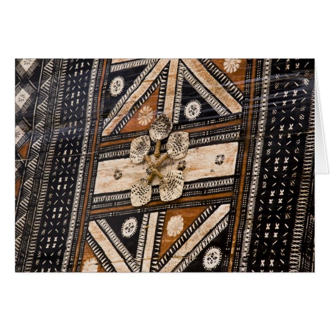 Polynesia, Kingdom of Tonga. Detail of tapa (Front Horizontal)
