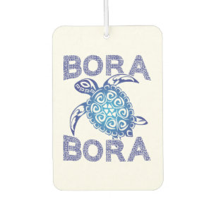 Polynesian Blue Tribal Sea Turtle Bora Bora Air Freshener