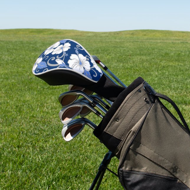 POLYNESIAN DREAM (BLUE) GOLF HEAD COVER (In Situ)