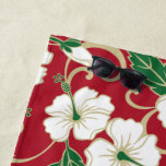 POLYNESIAN DREAM (CHRISTMAS) BEACH TOWEL<br><div class="desc">Polynesian Dream Pattern in Christmas. Copyright by Kelly Hironaka,  No. 3 Design</div>