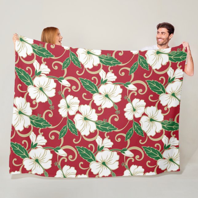 POLYNESIAN DREAM (CHRISTMAS) FLEECE BLANKET (In Situ)