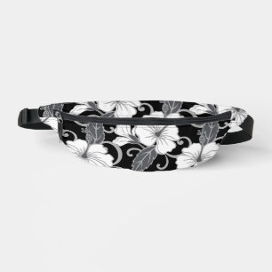 POLYNESIAN DREAM PATTERN IN BLACK FANNY PACK