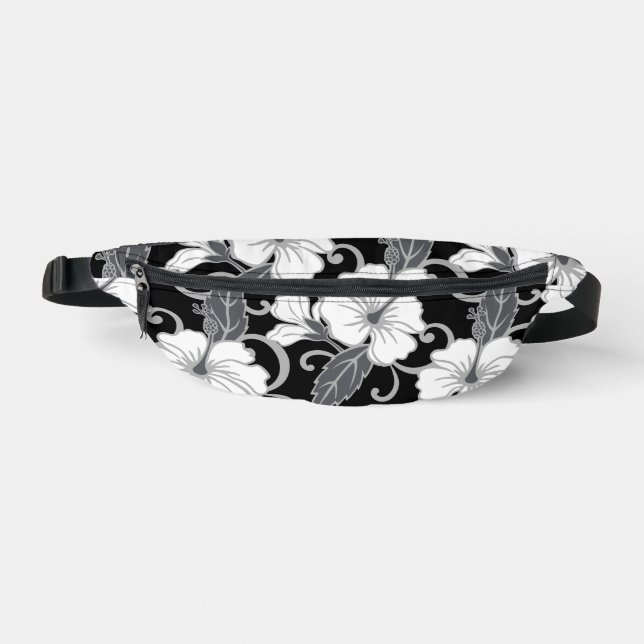 POLYNESIAN DREAM PATTERN IN BLACK FANNY PACK (Front)