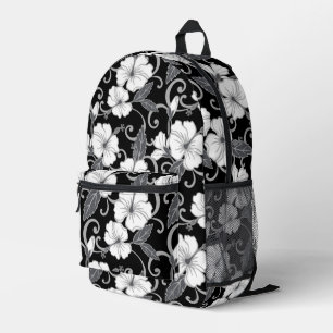 POLYNESIAN DREAM PATTERN IN BLACK PRINTED BACKPACK