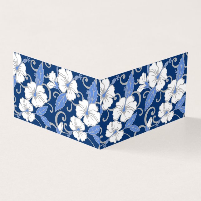 Polynesian Dream Pattern in Blue (Outside)