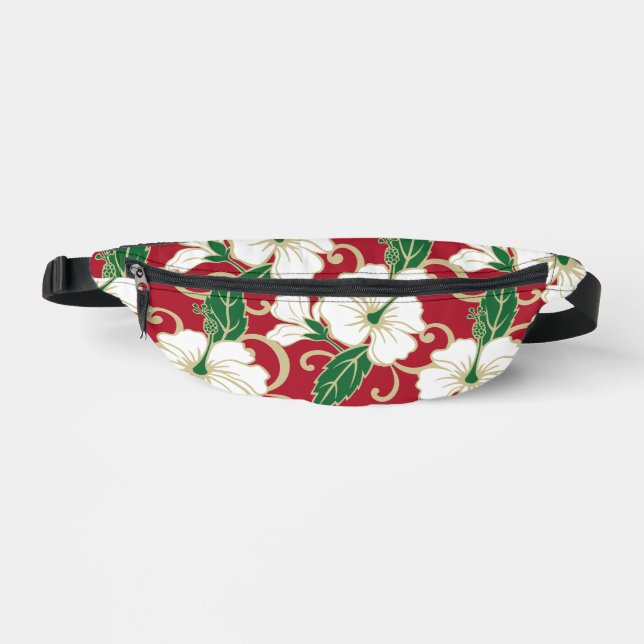 POLYNESIAN DREAM PATTERN IN CHRISTMAS FANNY PACK (Front)