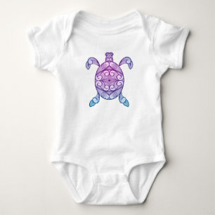 Polynesian Maori Turtle Baby Bodysuit