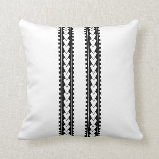Polynesian Tattoo Designed Throw Pillow