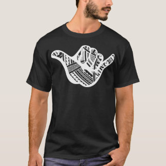 Polynesian Tattoo Shaka Tribal Print Pullover