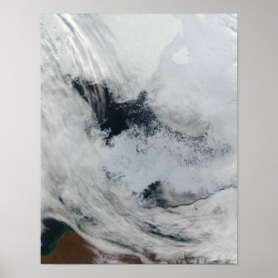 Polynya (open water) in the Beaufort Sea Poster