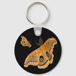 Polyphemus Moth Keychain