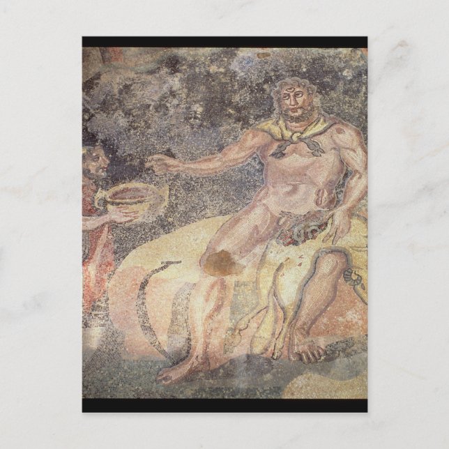 Polyphemus the Cyclops, Roman mosaic Postcard (Front)