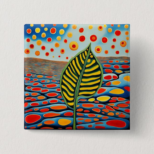 Polyphilos 12 2 inch square button (Front)