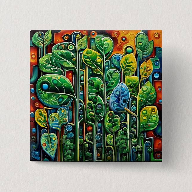 Polyphilos 15 2 inch square button (Front)