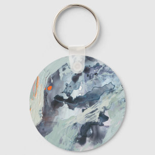 Polyphonic Sea - Blue Keychain