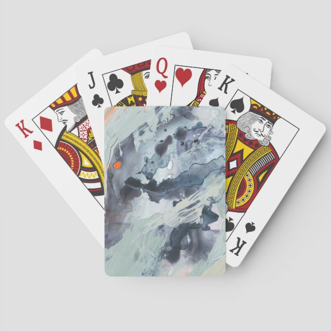 Polyphonic Sea - Blue Playing Cards (Back)