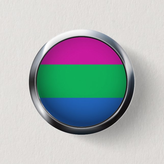 Polysexual 1 Inch Round Button (Front)