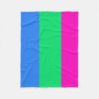 Polysexual flag fleece blanket