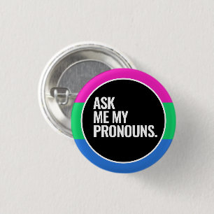 Polysexual Pride 1 Inch Round Button