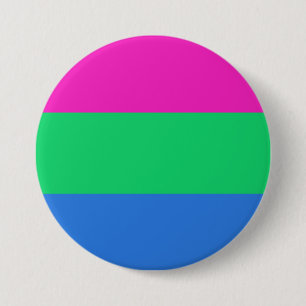 Polysexual Pride Flag 3 Inch Round Button