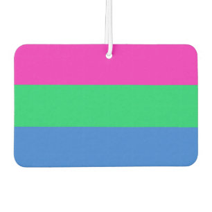 Polysexual Pride Flag Air Freshener