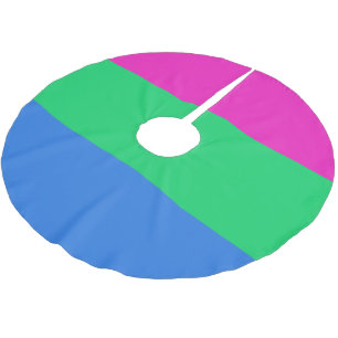 Polysexual Pride Flag Brushed Polyester Tree Skirt