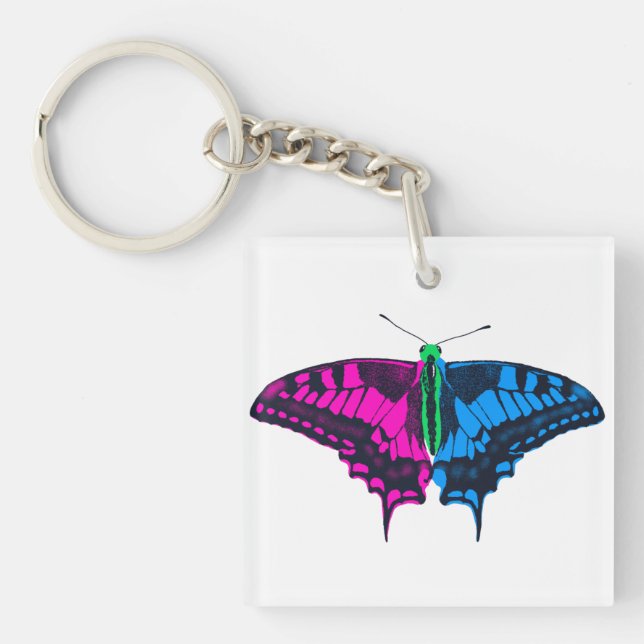Polysexual Pride Flag Swallowtail Butterfly (Devant)