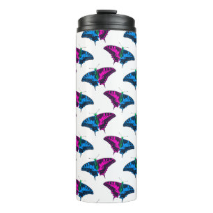 Polysexual Pride Flag Swallowtail Butterfly Thermal Tumbler