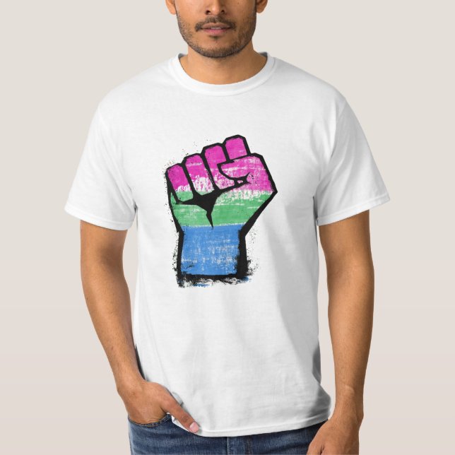 Polysexual Protest Fist T-Shirt (Front)