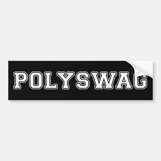 Polyswag Bumper Sticker (Front)