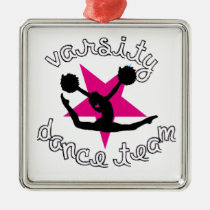 Pom Dance team Metal Ornament