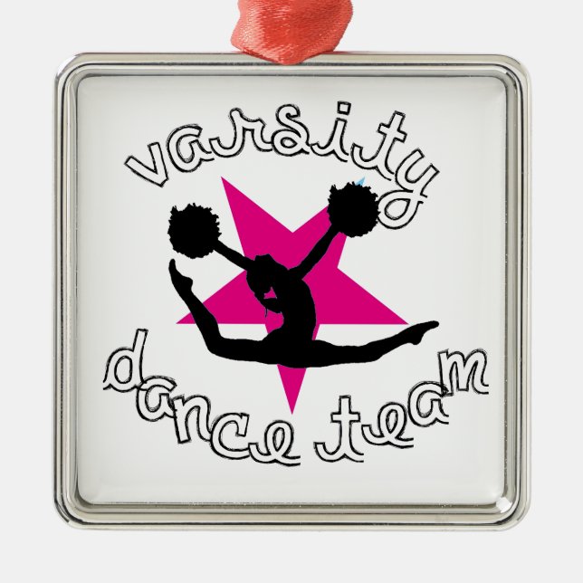 Pom Dance team Metal Ornament (Front)