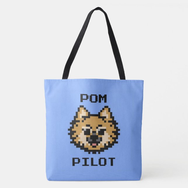 Pom Pilot -  Tote Bag (Front)