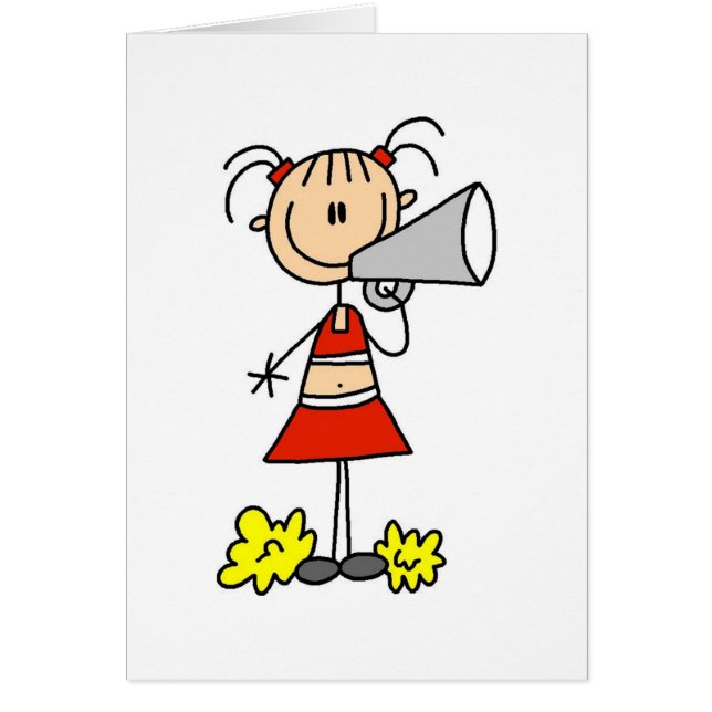 Pom-pom girl avec le mégaphone (Devant)