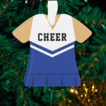 Pom-pom girl Royal Blue Orament