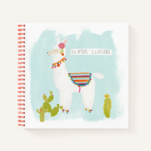 Pom Pom Llama Rama- Llater Llosers Notebook