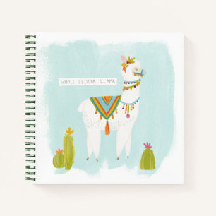 Pom Pom Llama Rama - Whole Lotta Llama Notebook