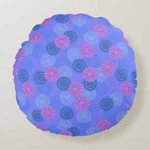 Pom-pom Round Pillow