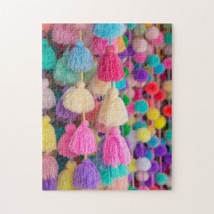 Pom Poms in Tulum Jigsaw Puzzle