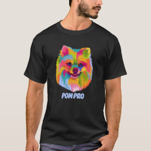 Pom Pro Pomeranian Humour Pom Pom Animal Pun Dog T-Shirt