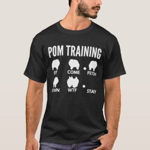 Pom Training Pomeranian Tricks T-Shirt