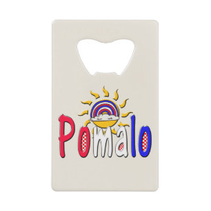 Pomalo – Croatian Relaxation with Sun & Rainbow Credit Card Bottle Opener