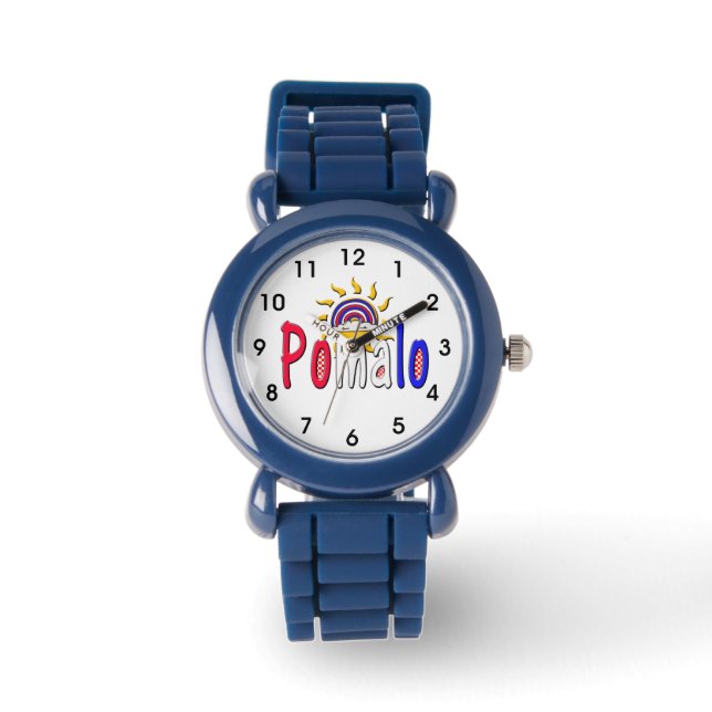 Pomalo – Croatian Relaxation with Sun & Rainbow  Watch (Front)
