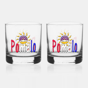 Pomalo – Croatian Relaxation with Sun & Rainbow Whiskey Glass