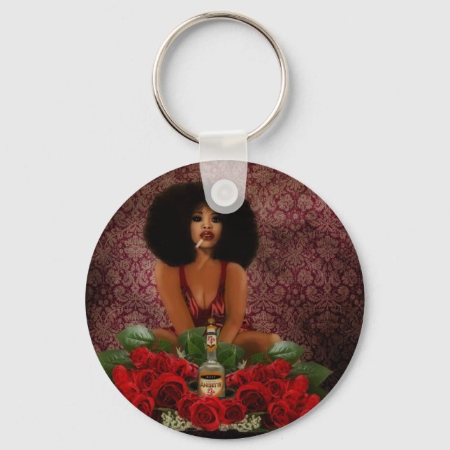 Pomba Gira Keychain (Front)